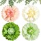 4-Pack 20" Giant Paper Flowers – Boho Groovy Fall Party & Event Wall Decorations